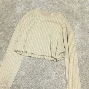 Sweater crop top